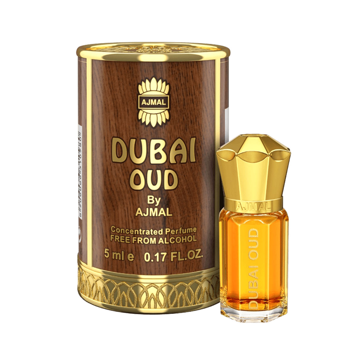 dubaioud_concentrated_5ml_1_-min.png Attar Dubai Oud 5ml For Unisex By Ajmal India - Image 1