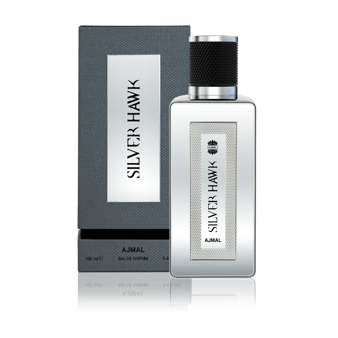 silver_hawk_bot_box Perfume SILVER HAWK | Eau De Parfum 100ml | By Ajmal perfumes - Image 1